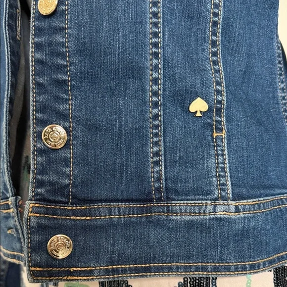 Kate Spade Dark Blue Jean Jacket - Picture 2 of 8
